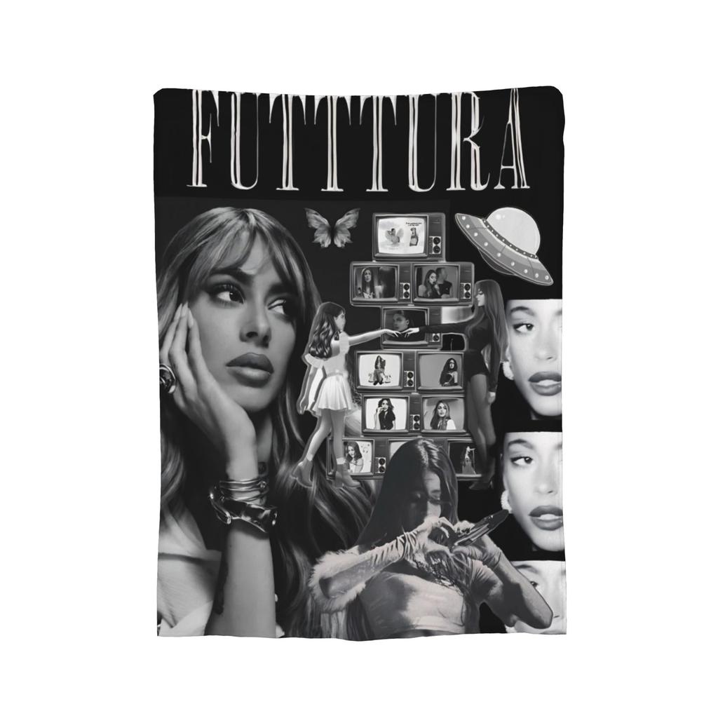 Singer TINI STOESSEL Futtura Album Blanket Warm Cozy Fluffy Throw Blankets for Couch 50x60 Inch Multiple Sizes Bedspread