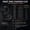 Портативный зарядный кейс для путешествий для умного кольца RingConn GEN 1/2/2 Air, Док-станция с беспроводной зарядкой и портом Type-C, Совместим с размерами 6-14# (5V)