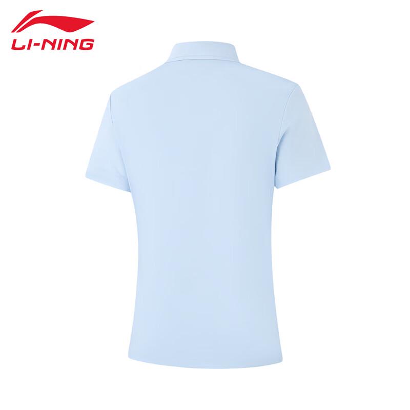 Li-Ning Женская рубашка-поло с коротким рукавом в стиле business casual 2026
