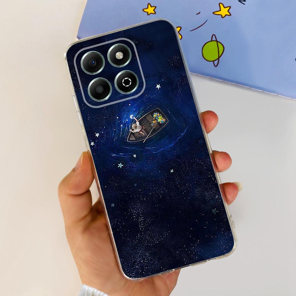 Чехол для Honor X6b JDY-LX1 JDY-LX2 Чехол Роскошный Мраморный Узор Мягкий Прозрачный Силиконовый Задняя Крышка Телефона Для Honor X6b 4G X 6B Fundas