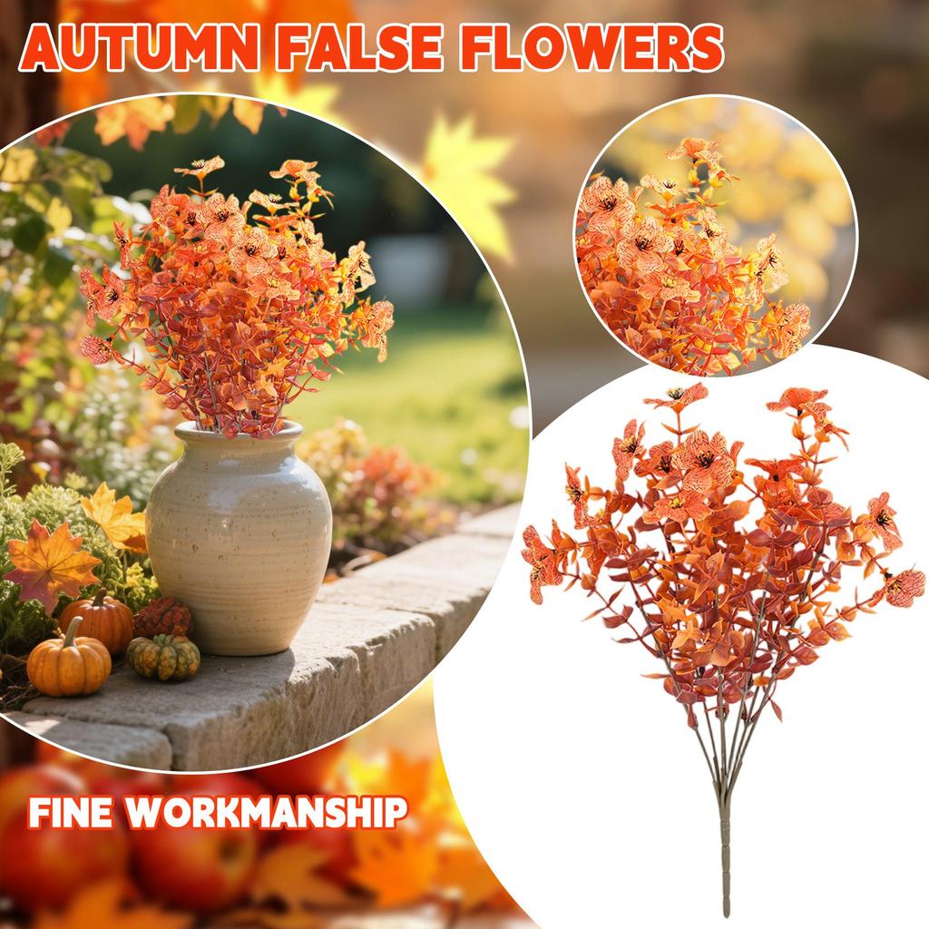 Искусственные цветы, Искусственные растения, Украшения для вечеринок, Цветы для домашнего декора, Украшения для стола, Подходит для декора, Декор на День благодарения