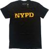 Нью-Йорк - Текстовый логотип NYPD (Футболка)