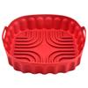 Square Fryer Baking Pan High Temperature Resistant Durable Grill Silicone Mat