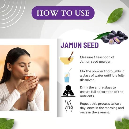 Birju Mahavir 200 Gr Jamun Seed Sabut - Jambu Beej