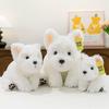 Вечеринка стиль Вест Хайленд терьер собака кукла милый щенок плюшевая игрушка спящая кукла подушка для бросания детский подарок кукла