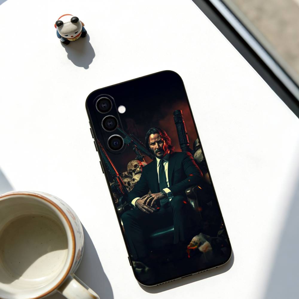 Чехол для телефона John Wick для Samsung Galaxy A73,A72,A71,A70,A53,A52,A51,Другие Мягкий Черный Чехол