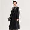 Jinjuan Detachable Hooded Wool Blend Long Coat