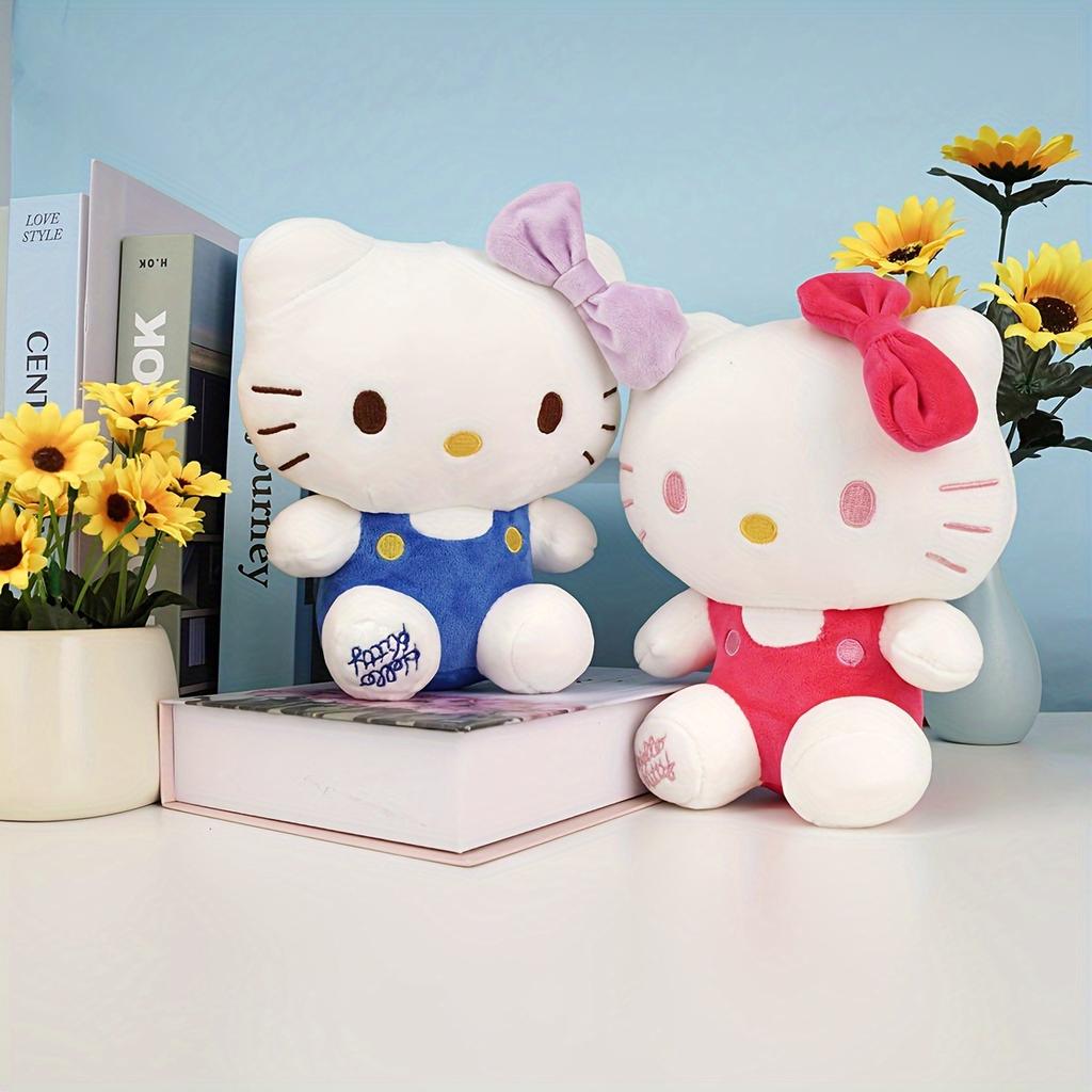 (Авторизованный) Плюшевая игрушка Sanrio Hello Kitty Декор для комнаты Подарок на День святого Валентина, День рождения, Вечеринку, Рождество, Хэллоуин