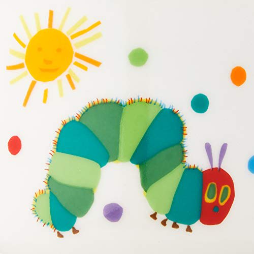 Ippinsha Children's Tableware Gift Set, Made In Japan, Microwave and Dishwasher Safe, White, Very Hungry Caterpillar Design, 807740