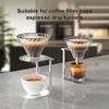 Pour Over Coffee Dripper Stand Foldable Aluminum Coffee Machine Station Rack Espresso Machine Stand Portable Travel Camping Tool