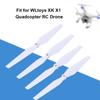 8pcs RC Propeller Accessory Replacement Part Fit for WLtoys XK X1 Quadcopter RC DroneWhite