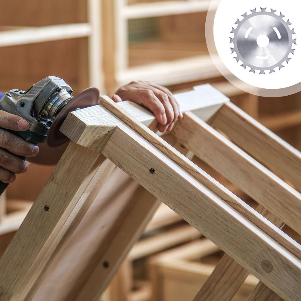 4-дюймовый 20T двухсторонний пильный диск 110 мм сплав круглый режущий диск по дереву для дерева пластика ПВХ деревообрабатывающее режущее полотно пильный диск