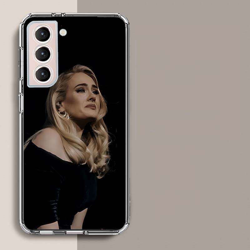 Чехол для телефона Singer A-Adele для Samsung Galaxy S25 Edge S24 S23 FE S21 S20 S10 Plus S22 S26 Ultra Чехол Прозрачные Чехлы ТПУ Capa Оболочка