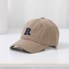 Детская бейсболка, новинка, весна-лето, однотонная шляпа от солнца, вышитые буквы, для мальчиков и девочек, хлопковые бейсболки Snapback, детская хип-хоп шляпа для рыбалки