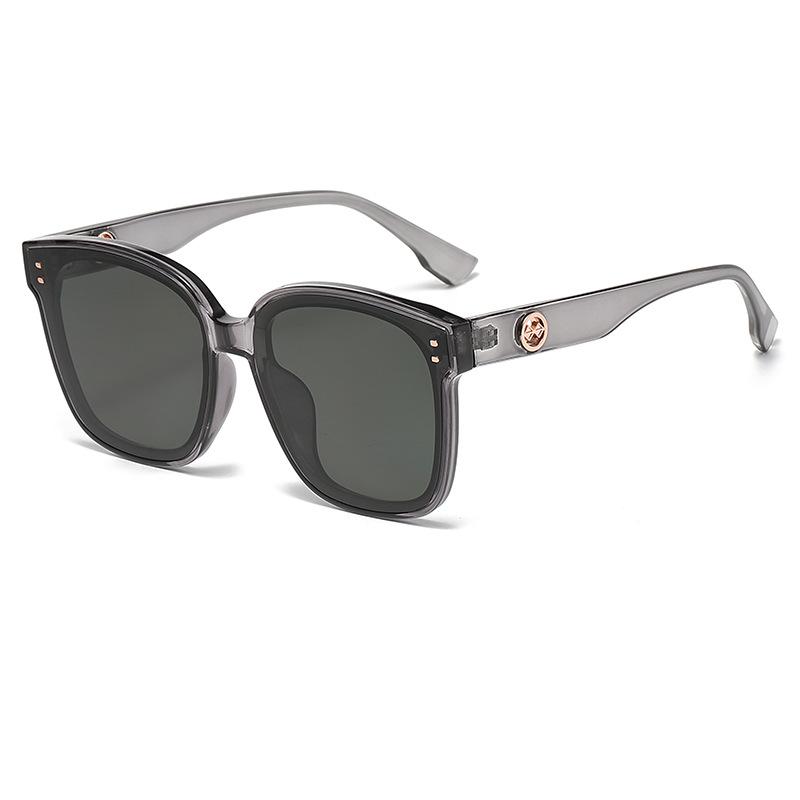 Новые солнцезащитные очки в большой оправе, женские солнцезащитные очки с УФ-защитой High Sense, интернет-влиятельные нейлоновые поляризационные солнцезащитные очки Street Snap