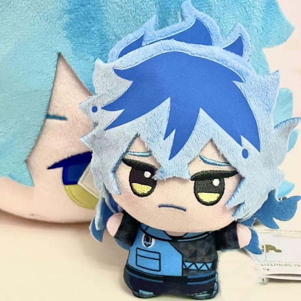 Twisted Wonderland Pendant Idia Shroud Plush Doll 10cm Cartoon Printed Idia Stuffed Plusie Toys Fans Collect XMAS Present Gift
