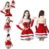 Рождественский костюм Санта-Клауса Платье Без спины и без бретелей