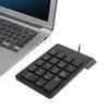 18-клавишная USB-клавиатура проводная цифровая мини финансовая бухгалтерская цифровая расширенная настольная черная