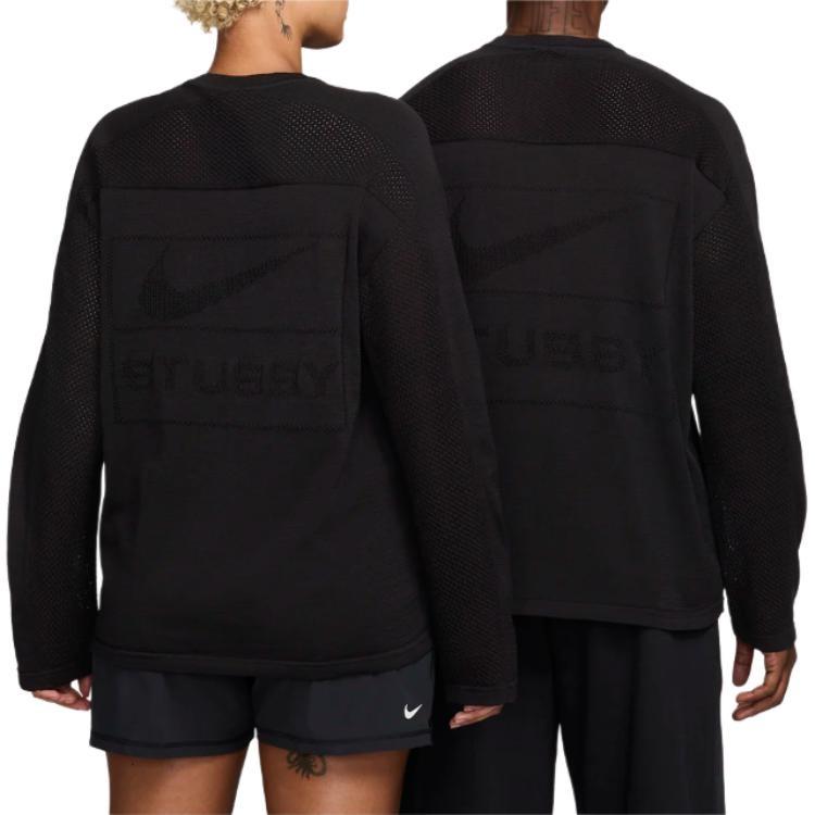 Nike x Stussy Long Sleeve Jesrey Asia Sizing 'Black' Men's HF3899-010
