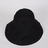 LALA Linen Wide Hat - Black