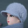 Шапка женская зимняя теплая утолщенная шапка для мамы