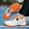 New Casual Carbon Board Badminton Shoes Breathable and Non-slip Men's and Women's Lightweight Table Tennis Sports Shoes Tennis Training Shoes
