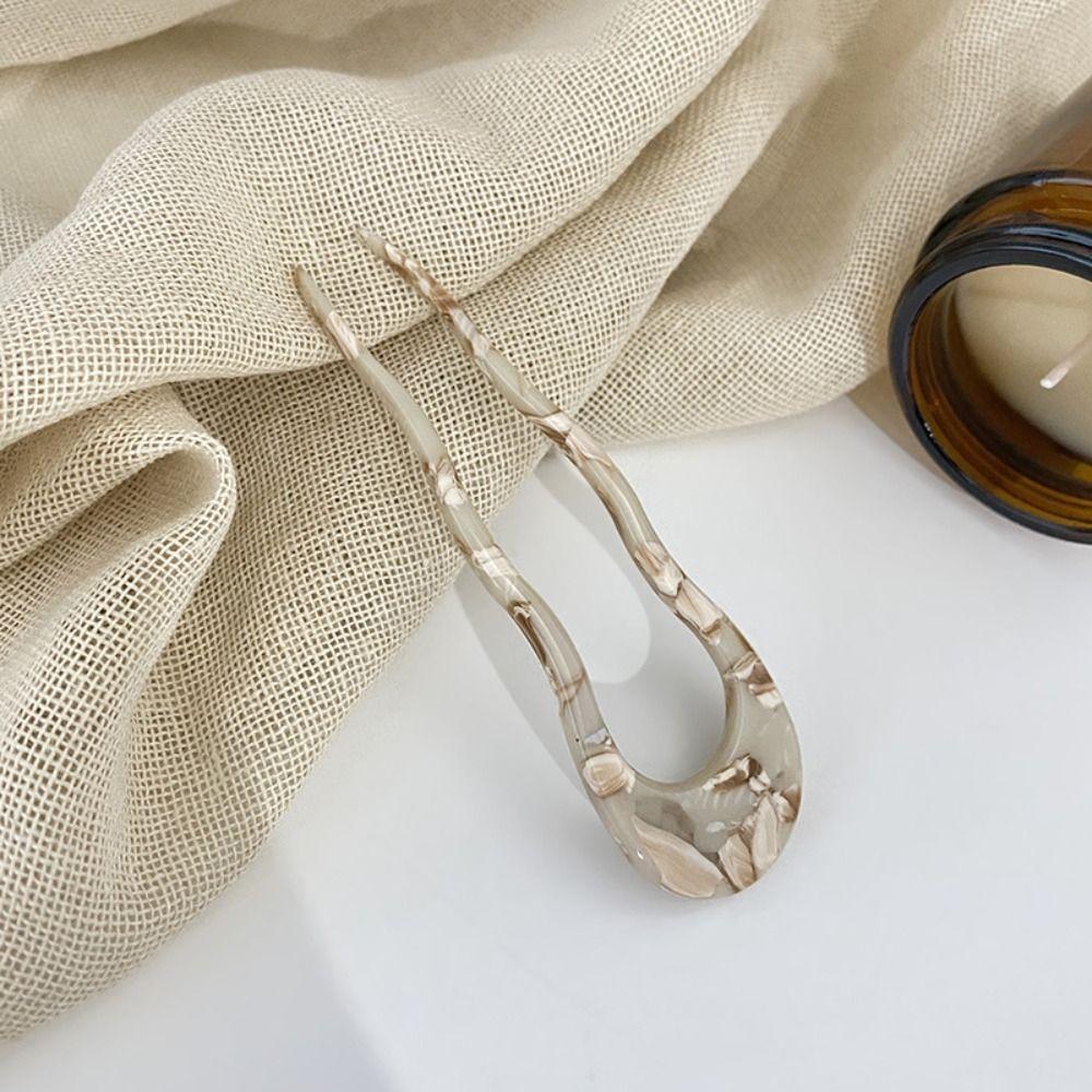 U-образные палочки для волос, аксессуары для волос, заколки, простые в использовании, женские вилки для волос