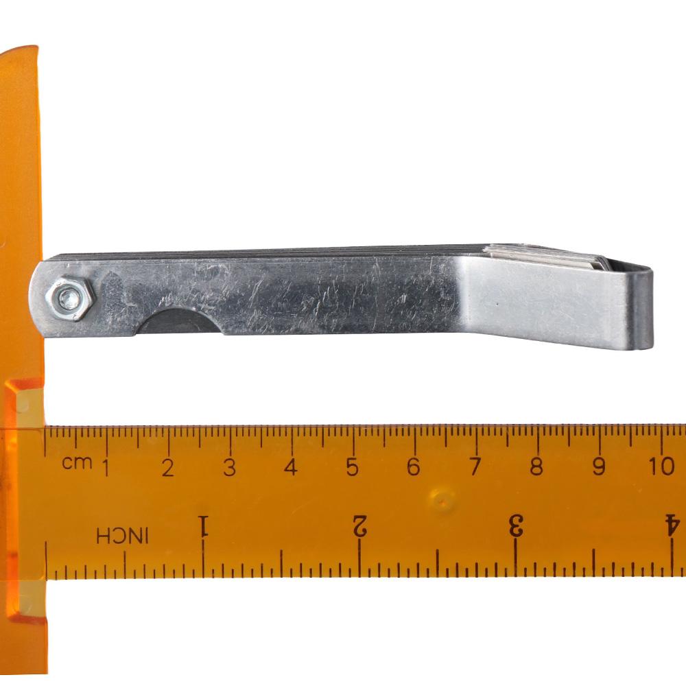 Stainless Steel Feeler Gauge Metric and Imperial Measuring Gap Width/Thickness  Spark Plug