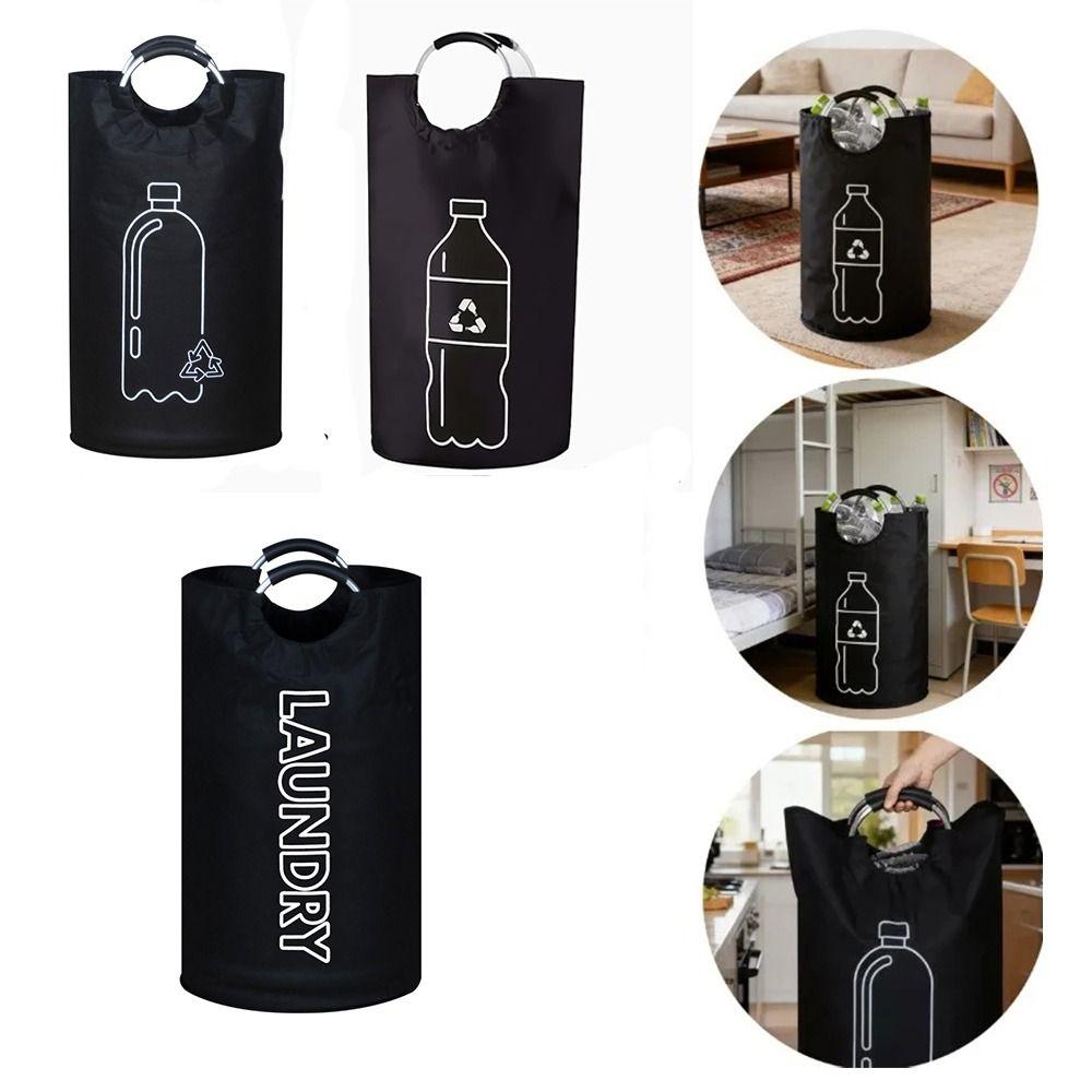 82L Empty Bottle Storage Basket Large Capacity Laundry Bin Wastewater Bottle Collector Bag  Storage