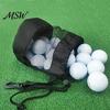 Portable Golf Ball Bag Storage Bag, Drawstring Mesh Pouch for Accessory, Gear Holder Organizer, Gift Men Women Golfer
