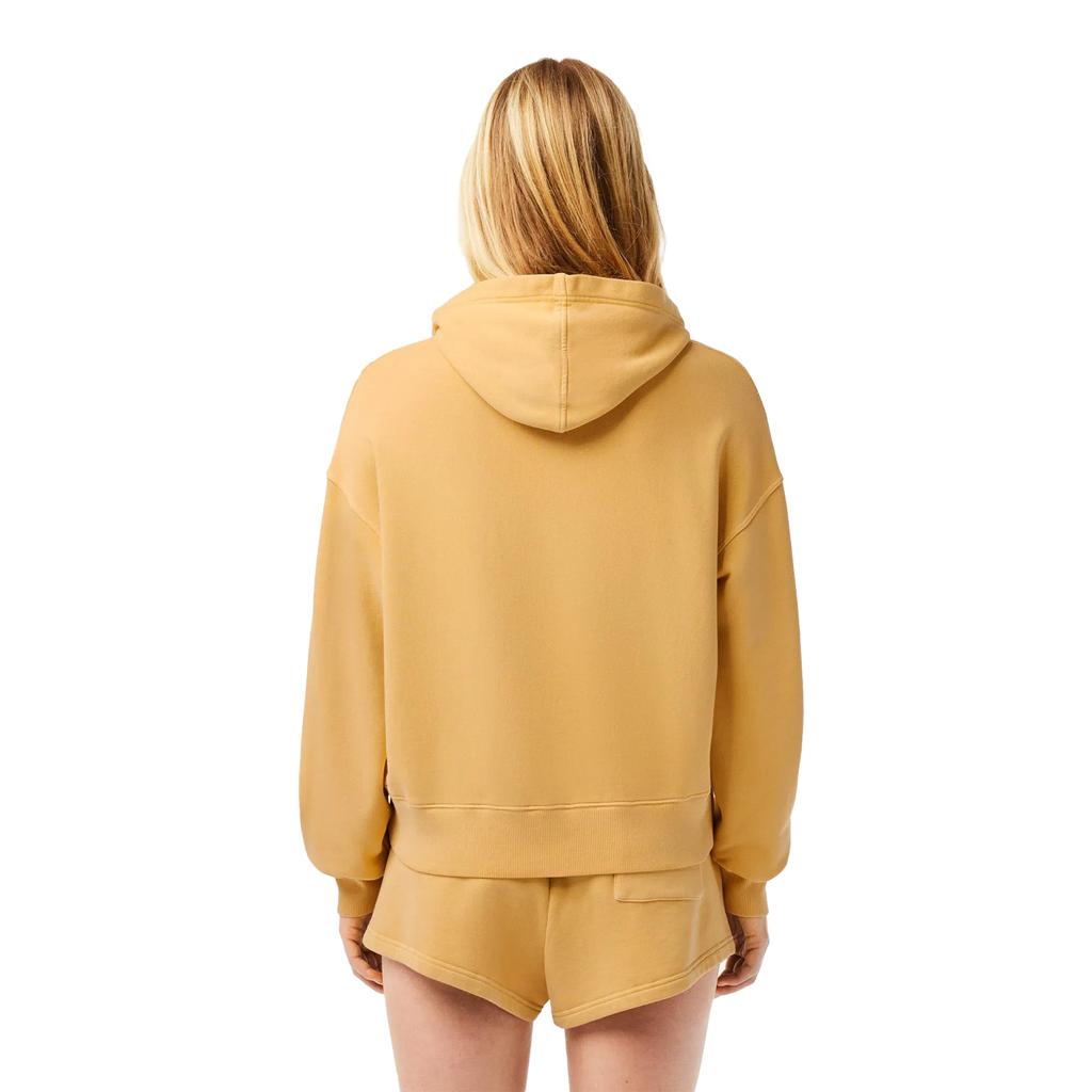 Lacoste Womens/Ladies Natural Dyed Oversized Hoodie