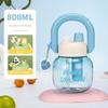 800 мл Непроливающийся поильник Спортивная бутылка для воды Милая пластиковая чашка Спорт на открытом воздухе