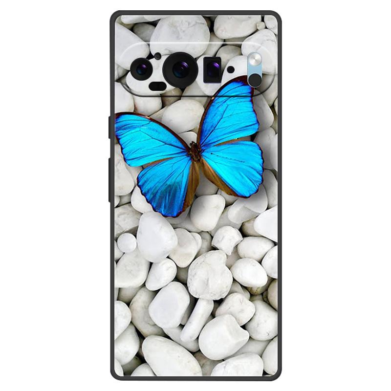 For Google Pixel 9 Pro XL Case Silicone Luxury Space Soft Bumper for Pixel 9 9Pro 9ProXL 5G Phone Cover TPU Funda Fashion Bag