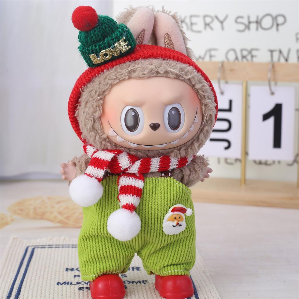 Одежда Labubu Baby подходит для кукол Labubu первого, второго и третьего поколений ростом 17 см