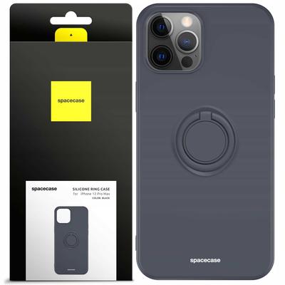 Силиконовое кольцо Sc для iPhone 12 Pro Max Черное
