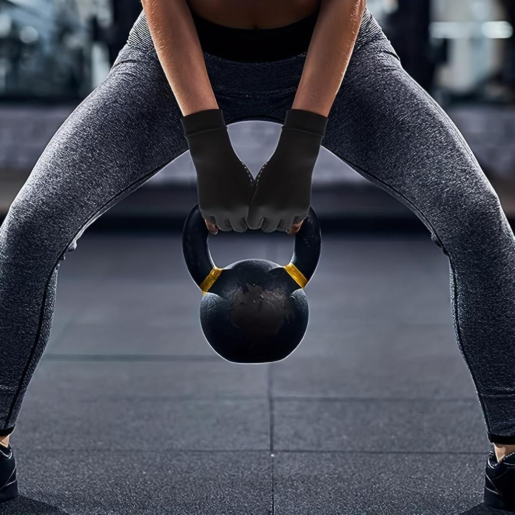 Перчатки унисекс с полупальцами, компрессионные перчатки из меди, для поддержки суставов рук, езды на велосипеде, вождения, упражнений, тренировок и фитнеса