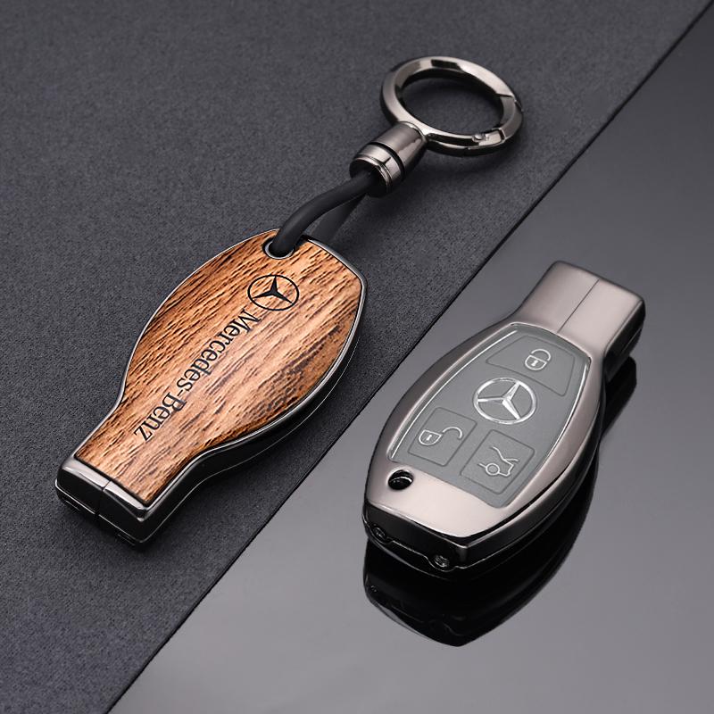 SFX1 For Mercedes Benz A B C E Class GLS GLA GLK GLC CLS CLA AMG W176 W204 W205 W212 W463 Leather Car Remote Key Case Cover Shell