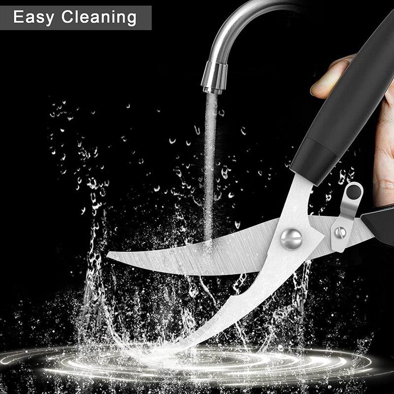 Профессиональные кухонные ножницы из нержавеющей стали, острые ножницы для еды