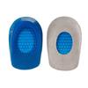 1Pair Heel Insoles Shock Absorption Wraparound Protection Rubber Shoe Inserts for Plantar Support