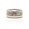 TIFFANY&Co. Atlas 2003 Wide Accessory Jewelry Ring SV925 Silver