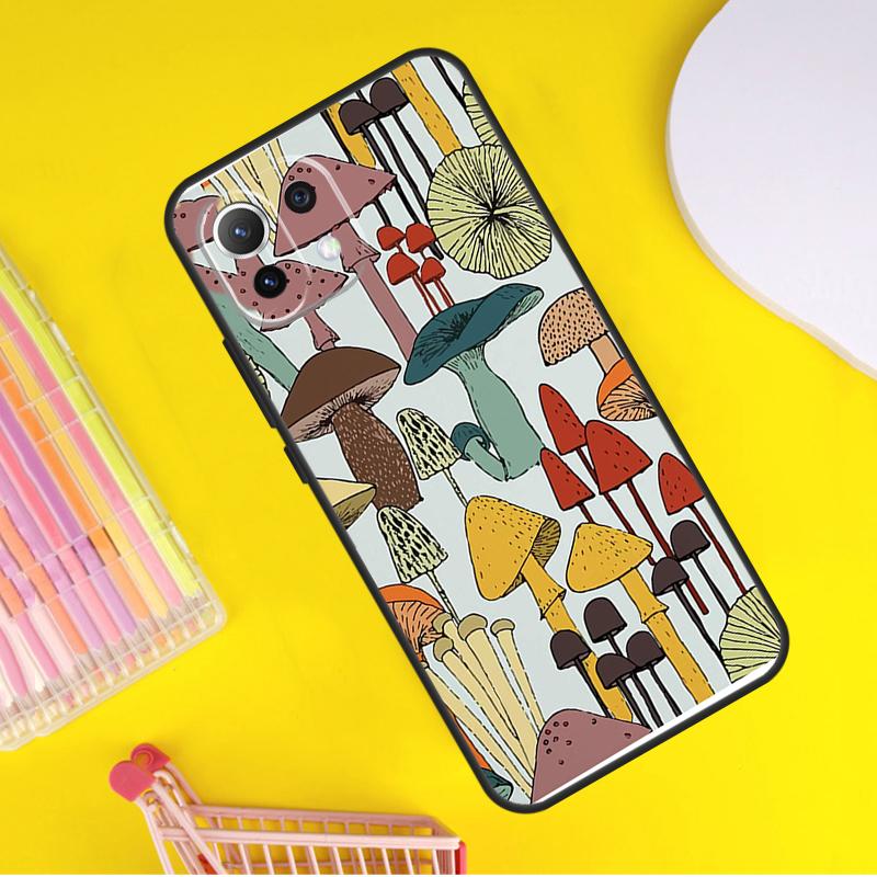 Чехол Hippie Mushroom Frog shrooms для Xiaomi 13 14 Ultra 11T 12T 13T 14T Pro POCO X7 Pro X3 X5 F3 F5 F6 M6 X6 Pro