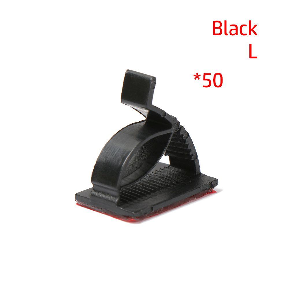 Organizer Clamp Fastener Self-adhesive Cable Clip Buckle Line Fixer Holder Wire Management