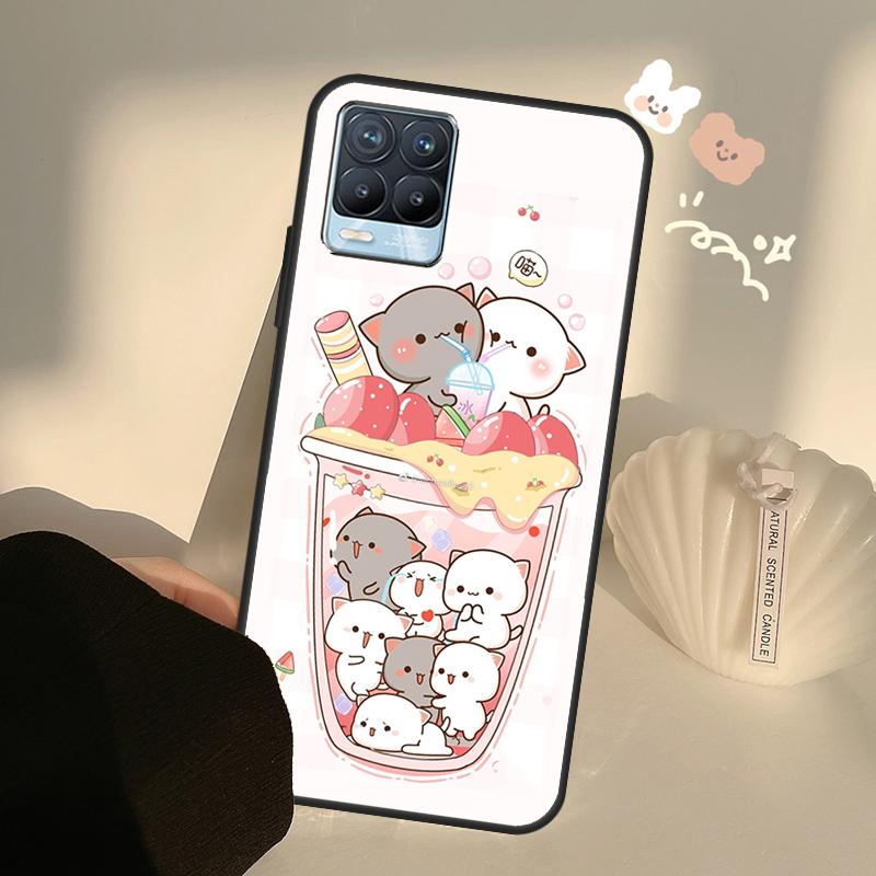 Чехол Peach And Goma Cats для Realme GT Neo 2 3 Master 9i 8i 8 9 Pro Plus для OnePlus 10 Pro 9 9R Nord2