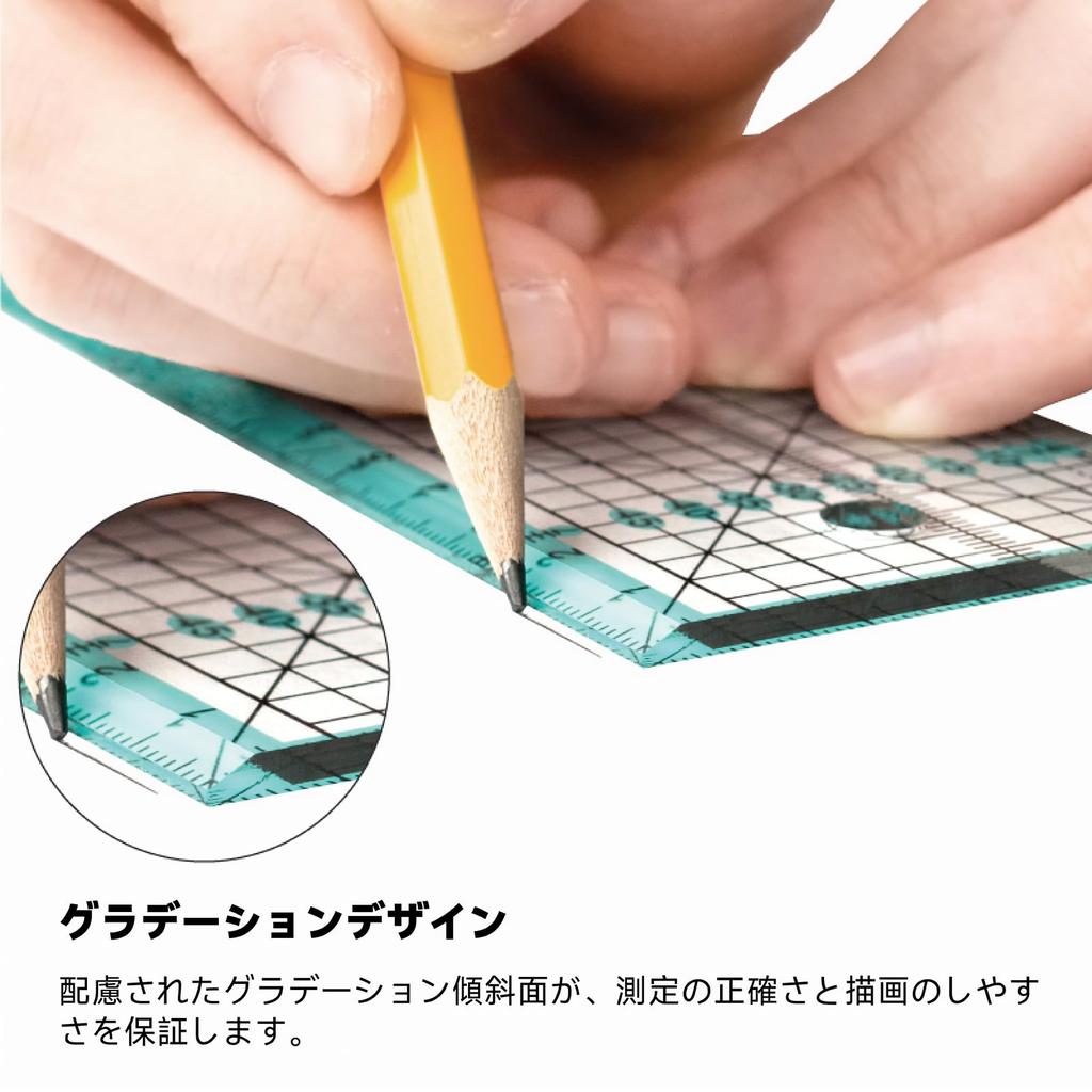 KEARING Metal Edged Patchwork Quilting Ruler 60cm for and Sewing - Patchwork, Quilting,