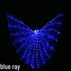 Multicolor LED Light-Up Gold Wings for Adult Belly Dance & Stage Performance