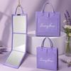 Can Be Flat Can Be Stand Foldable Full-Length Mirror Thoughtful Protection Makeup Mirror  Dormitory
