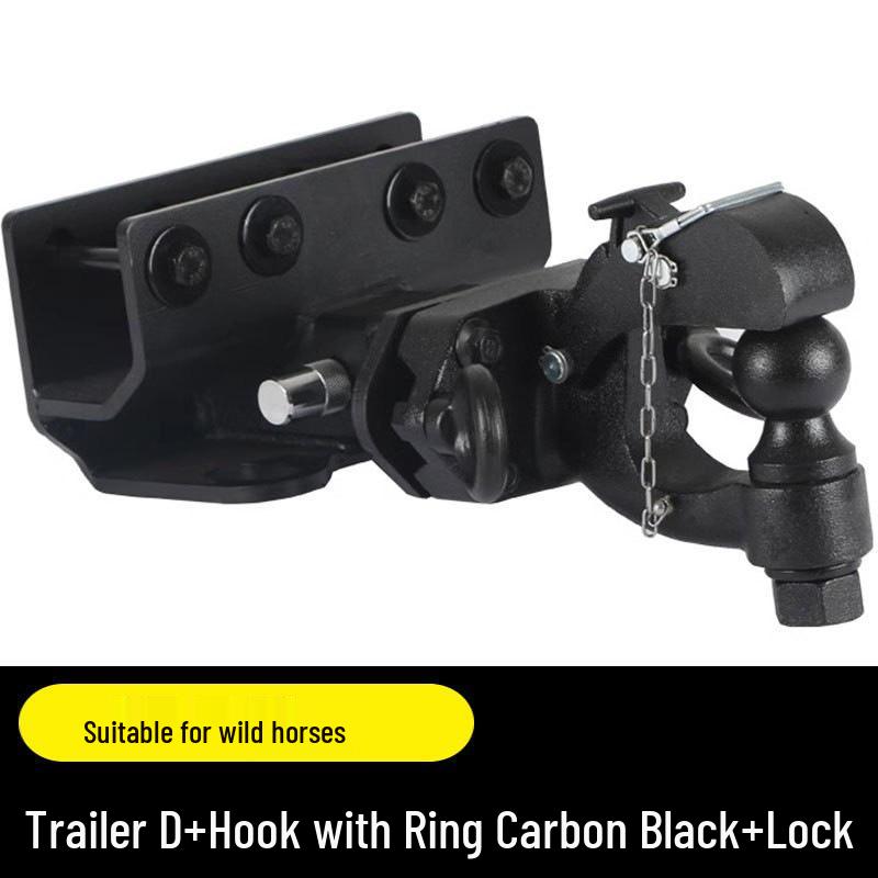 Совместимо с буксировочными крюками для Ford Bronco RV, буксировочными крюками «Голова тигра с квадратной пастью» и фаркопами.