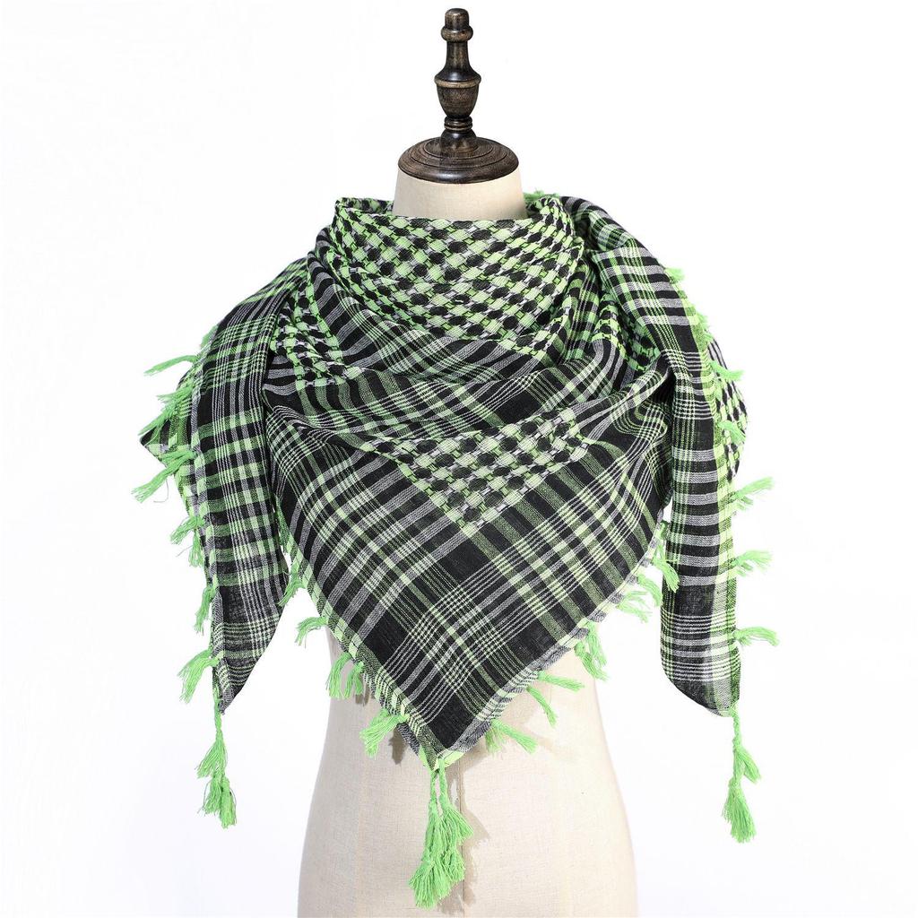 Popular Men's Arafat Keffiyeh with Tassels – Hot Middle East Style, In Stock