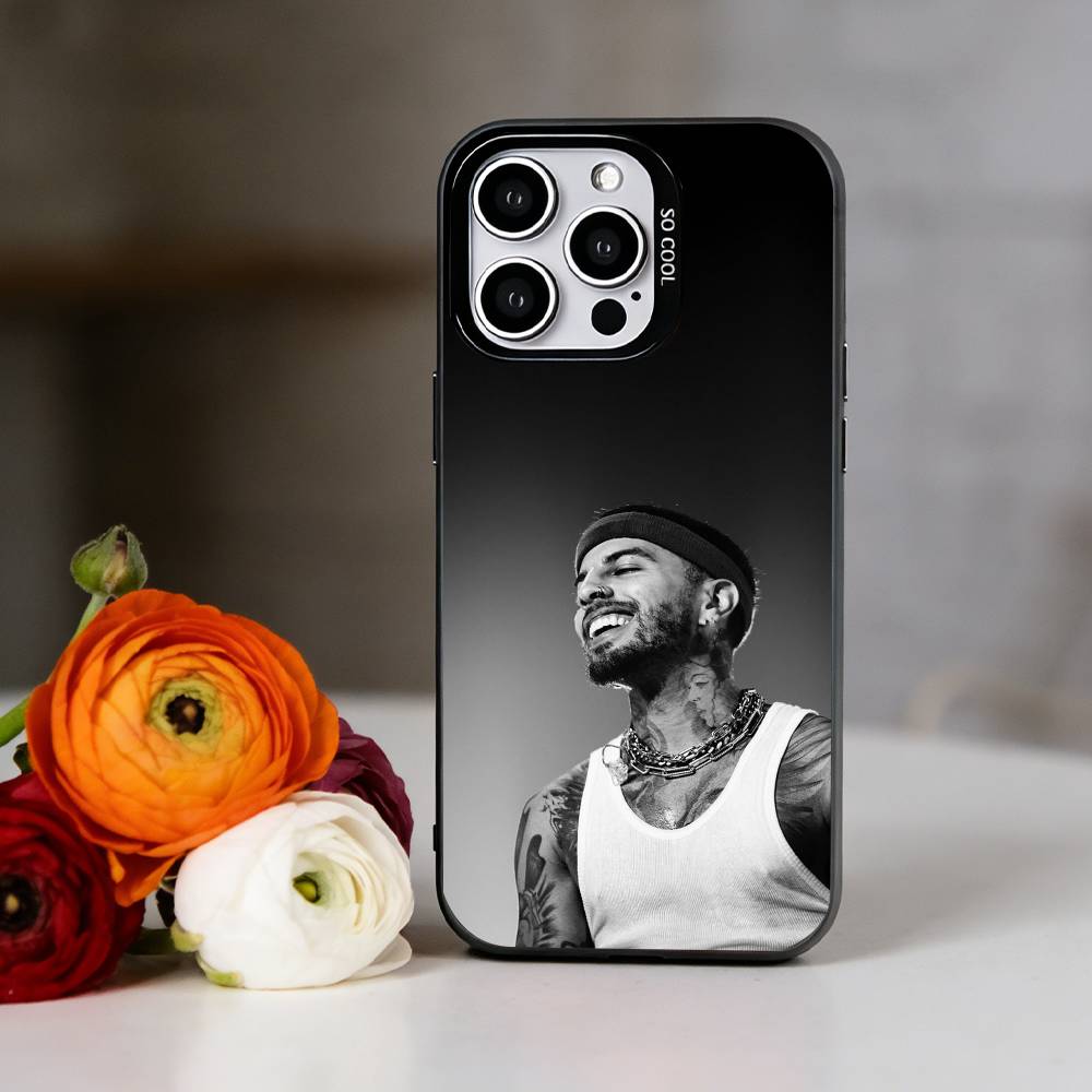 Singer R-Rauw Alejandro Phone Case For iPhone 17,16,15,14,13,12,11 Plus,Pro Max,XS,Colorful Silver Black Cover