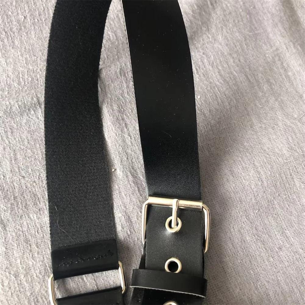 Уличный стиль U кожаный ремень-хомутик широкий пояс готический панк пояс корсет на грудь женский